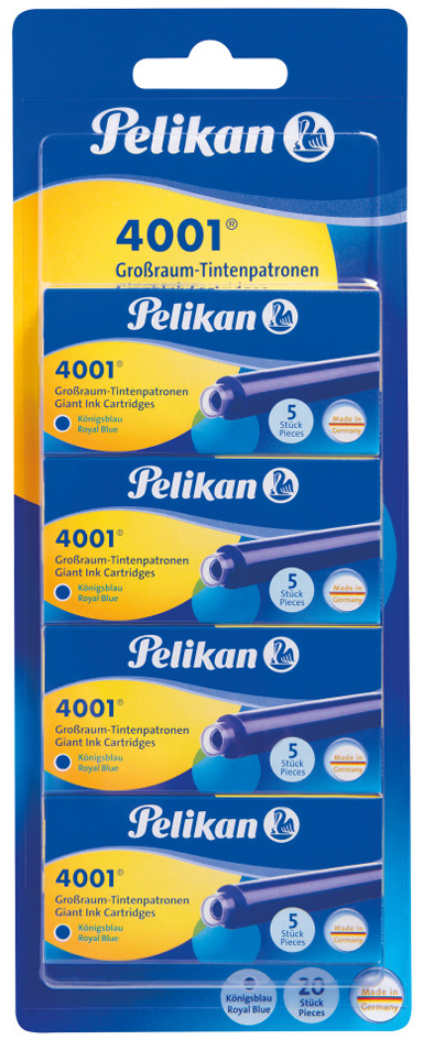 Pelikan Großraum-Tintenpatronen 4001 GTP/5, königsblau von Pelikan