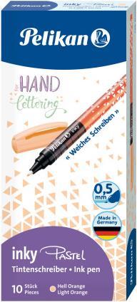 Pelikan Inky 273 Orange Stick-Kugelschreiber 10 Stück(e) (820004) von Pelikan