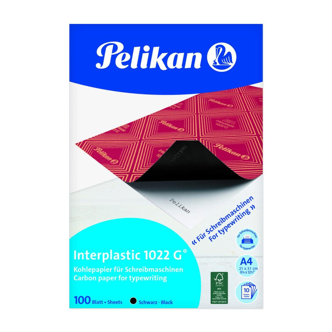Pelikan Kohlepapier interplastic 1022 G® 40440 schwarz von Pelikan