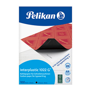 Pelikan Kohlepapier interplastic 1022 G® 404400 DIN A4, 100 Blatt von Pelikan