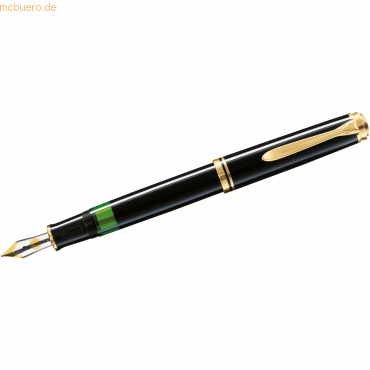 Pelikan Kolbenfüllhalter Souverän M600 Feder M schwarz Pelikan Kolbenfüllhalter Souverän M600 Feder M schwarz von Pelikan