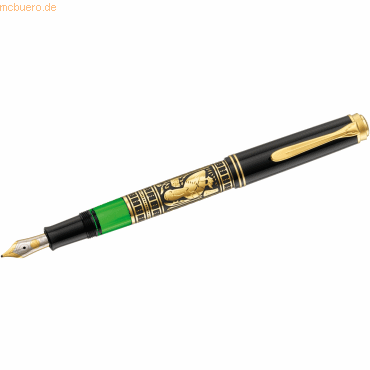 Pelikan Kolbenfüllhalter Toledo M700 Feder F schwarz Pelikan Kolbenfüllhalter Toledo M700 Feder F schwarz von Pelikan