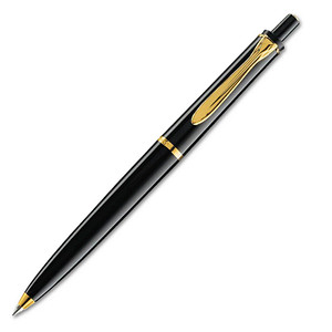 Pelikan Kugelschreiber Classic K200 schwarz Schreibfarbe schwarz, 1 St. von Pelikan