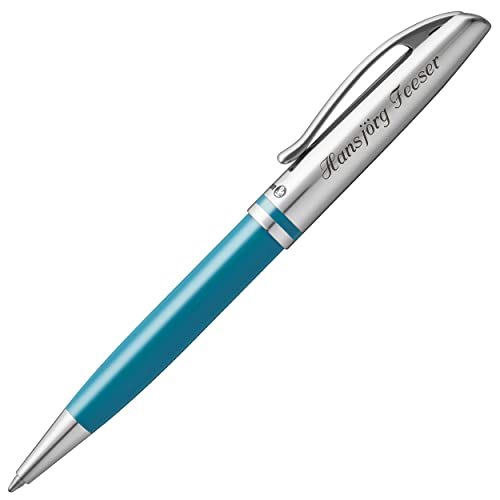 Pelikan Kugelschreiber JAZZ CLASSIC Petrol mit persönlicher Laser-Gravur Metall glänzend lackiert von Pelikan