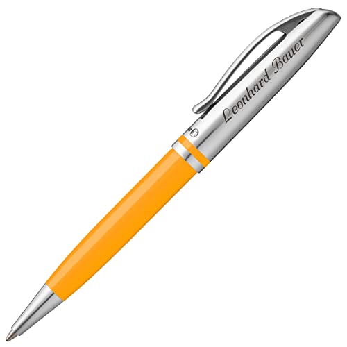 Pelikan Kugelschreiber JAZZ CLASSIC Senfgelb mit persönlicher Laser-Gravur Metall glänzend lackiert von Pelikan