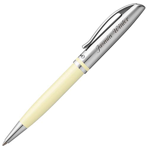 Pelikan Kugelschreiber JAZZ CLASSIC Vanille mit persönlicher Laser-Gravur Metall glänzend lackiert von Pelikan