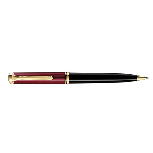 Pelikan Kugelschreiber Souverän 800 Schwarz-Rot, mit Drehmechanik, in Faltschachtel, 816540 von Pelikan