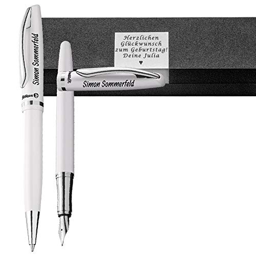 Pelikan - Kugelschreiber und Füller im Set weiß mit Gravur als Geschenk & Wunschsymbol Boxgravur Jazz Elegance im Set PS27-6 Pelikan - Kugelschreiber und Füller im Set weiß mit Gravur als Geschenk & Wunschsymbol Boxgravur Jazz Elegance im Set PS27-6 von Pelikan