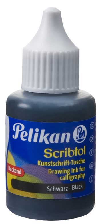Pelikan Kunstschrift-Tusche Scribtol, Inhalt: 30 ml von Pelikan