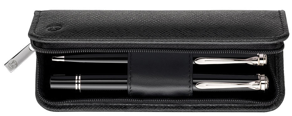 Pelikan Lederetui TGX2E für Pelikan Schreibgeräte, schwarz von Pelikan