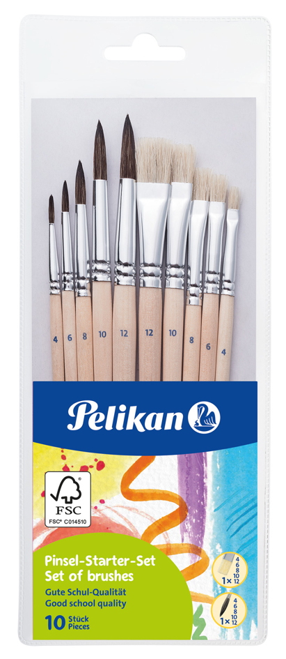 Pelikan Pinsel Starter-Set, 10-teilig Pelikan Pinsel Starter-Set, 10-teilig von Pelikan