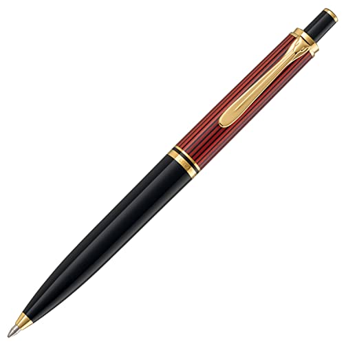 Pelikan Premium K400 Druckkugelschreiber, Schwarz/Rot von Pelikan