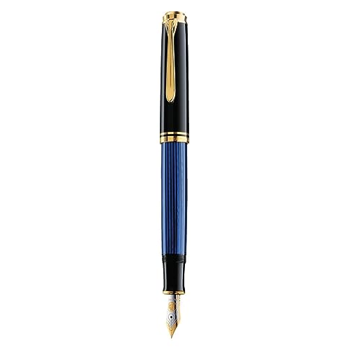 Pelikan Premium M400 Füllfederhalter F Plume Schwarz/Blau von Pelikan