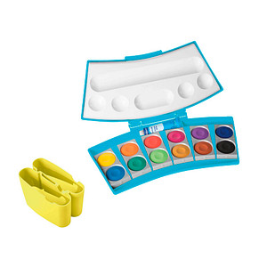 Pelikan ProColor Wasserfarbkasten 2 Wasserboxen + Deckweiß und 12 Farben Pelikan ProColor Wasserfarbkasten 2 Wasserboxen + Deckweiß und 12 Farben von Pelikan