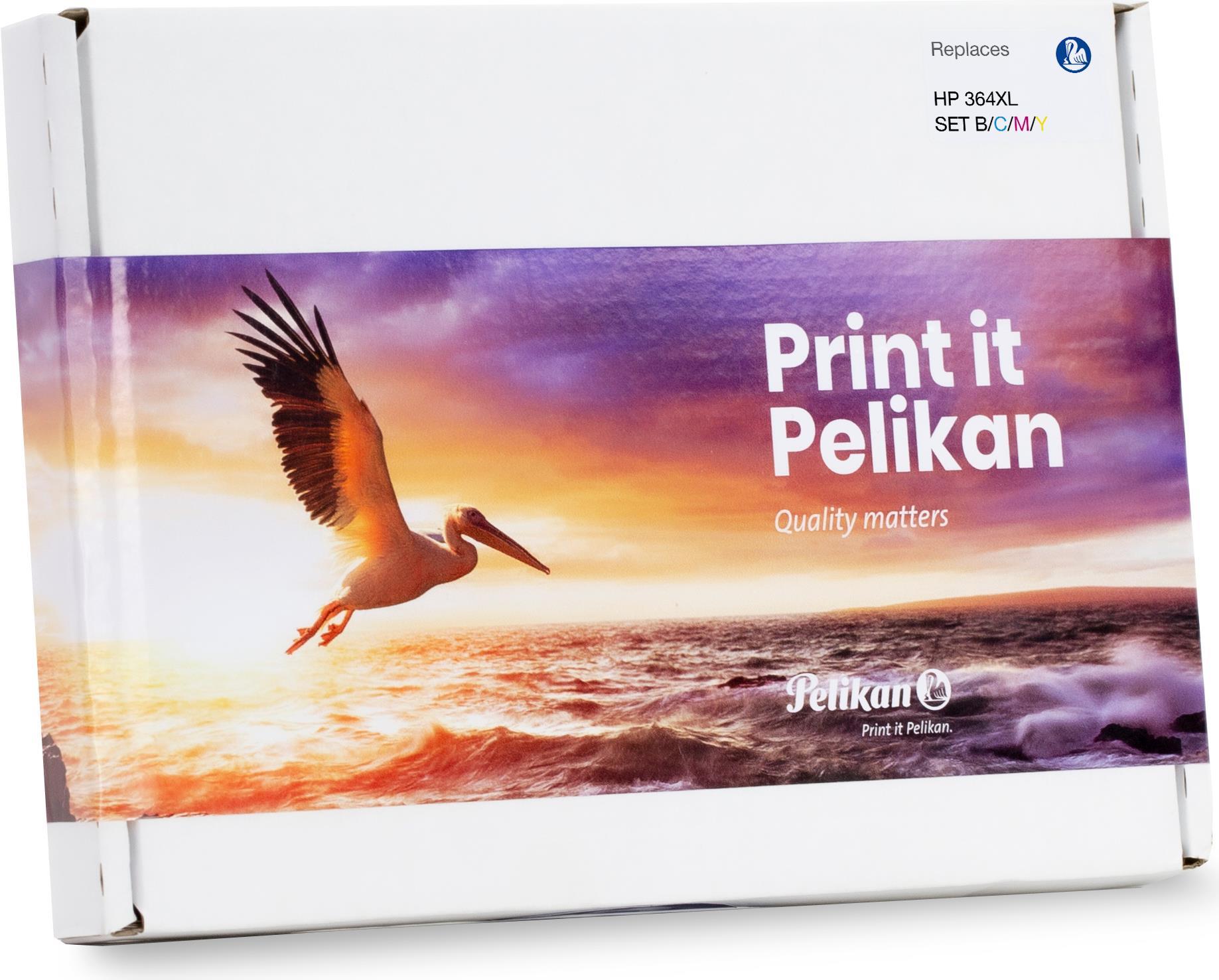 Pelikan PromoPack P74 4 Stück(e) Kompatibel Schwarz - Cyan - Magenta - Gelb (4950950) von Pelikan