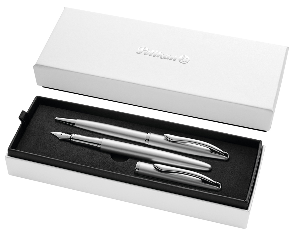 Pelikan Schreibgeräte-Set Jazz Noble Elegance, silver von Pelikan