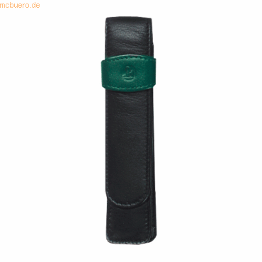 Pelikan Schreibgeräteetui Leder TG 12 schwarz-grün für 1 Schreibgerät von Pelikan