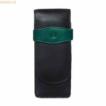 Pelikan Schreibgeräteetui Leder TG 32 schwarz-grün für 3 Schreibgeräte Pelikan Schreibgeräteetui Leder TG 32 schwarz-grün für 3 Schreibgeräte von Pelikan