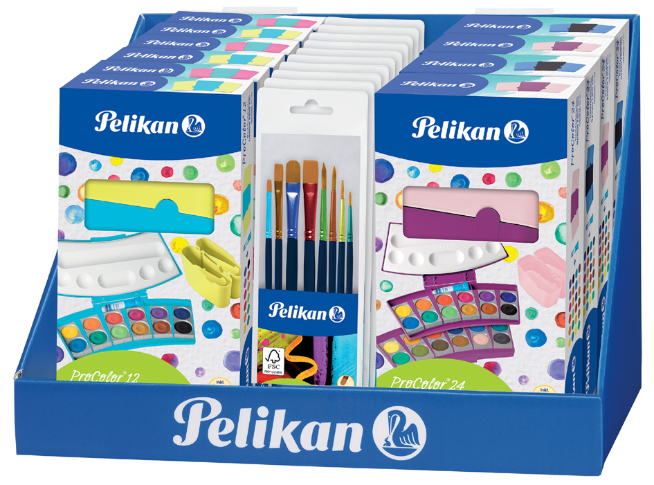 Pelikan Schulmodul: Deckfarbkasten ProColor / Pinsel von Pelikan