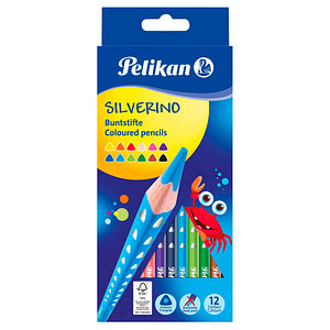 Pelikan Silverino Buntstifte farbsortiert, 1 St. von Pelikan