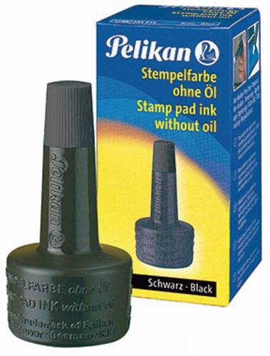 Pelikan Stempelfarbe 4K Schwarz 28ml von Pelikan