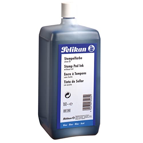 Pelikan Stempelfarbe ohne Öl, 1000 ml, 1 Set, blau Pelikan Stempelfarbe ohne Öl, 1000 ml, 1 Set, blau von Pelikan