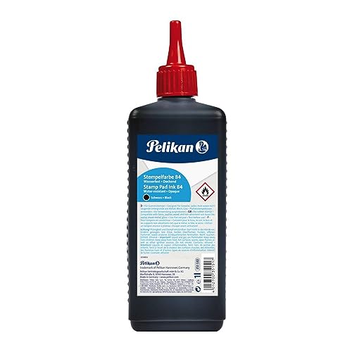 Pelikan Stempelfarbe wasserfest, 1000 ml, 1 Set, schwarz von Pelikan