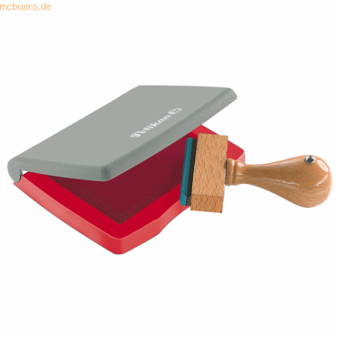 Pelikan Stempelkissen Gr. 3 (5x7cm) Kunststoffgehäuse rot von Pelikan