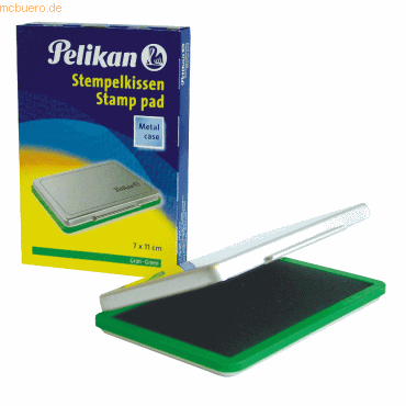 Pelikan Stempelkissen Gr.2 Metallgehäuse grün von Pelikan