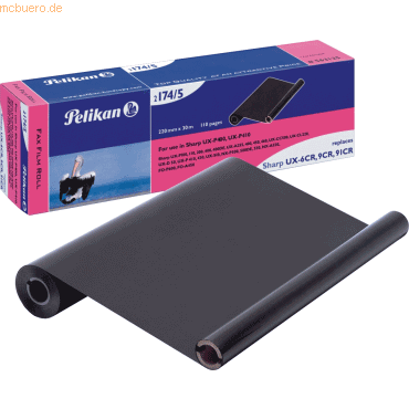 Pelikan Thermotransferrolle für Sharp NX-P500/A550 schwarz von Pelikan