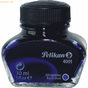 Pelikan Tinte 4001 30ml Glas königsblau von Pelikan