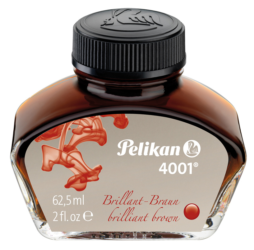Pelikan Tinte 4001 im Glas, braun, Inhalt: 62,5 ml von Pelikan