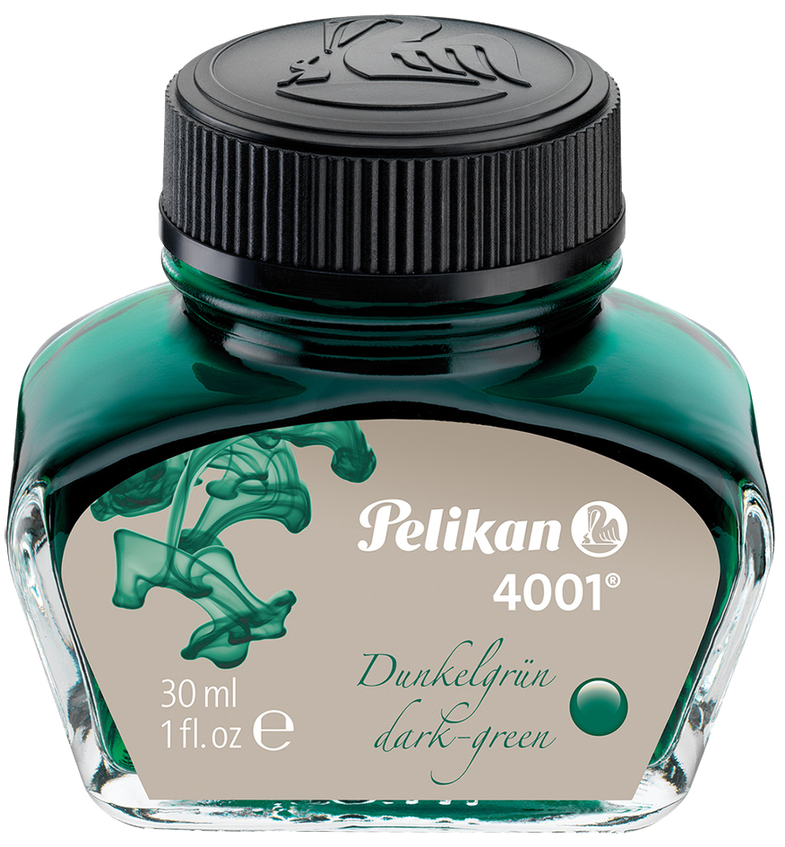 Pelikan Tinte 4001 im Glas, dunkelgrün, Inhalt: 30 ml von Pelikan