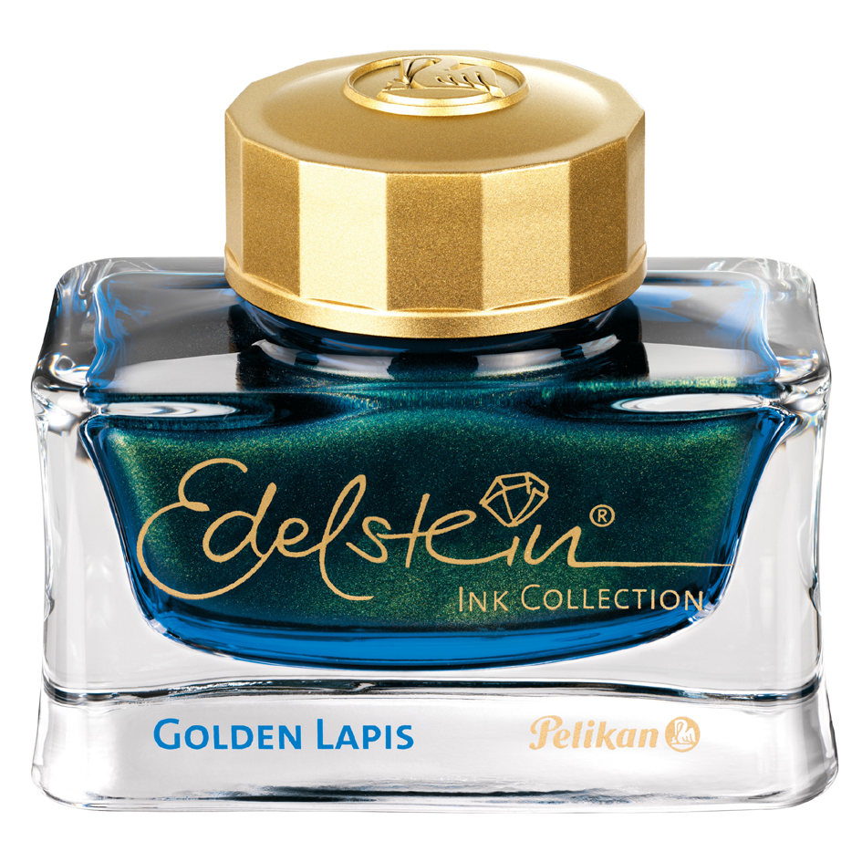 Pelikan Tinte Edelstein Ink , Golden Lapis, , im Glas von Pelikan