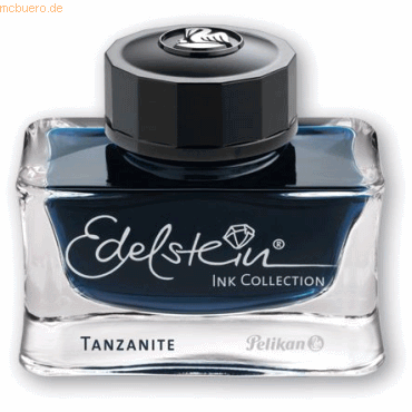 Pelikan Tinte Edelstein Ink Collection tanzanite (blau-schwarz) 50ml von Pelikan