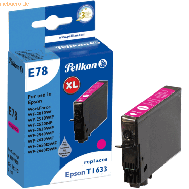 Pelikan Tintenpatrone kompatibel mit Epson T1633 magenta High-Capacity von Pelikan