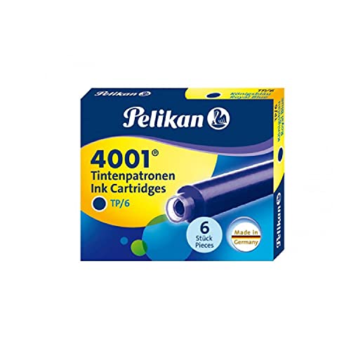 Pelikan Tintenpatronen 4001 TP/6, königsblau VE=2 von Pelikan