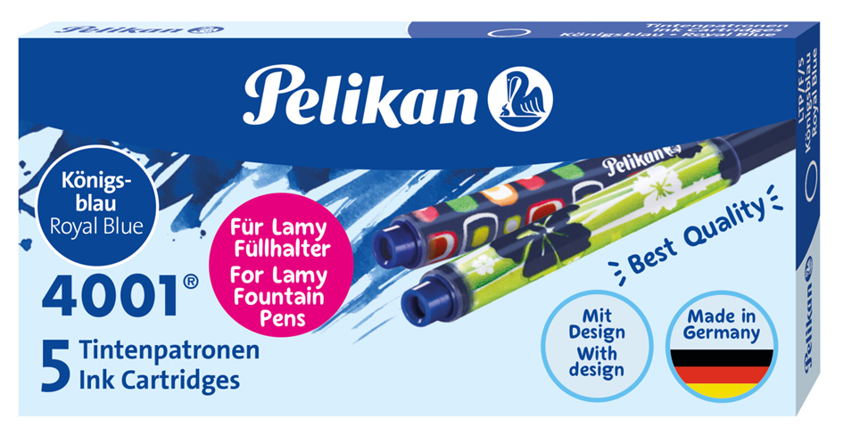 Pelikan Tintenpatronen LTP/F/5, königsblau Pelikan Tintenpatronen LTP/F/5, königsblau von Pelikan