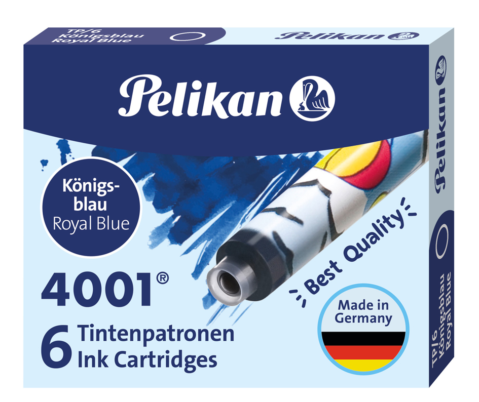 Pelikan Tintenpatronen TP/F/6, königsblau von Pelikan