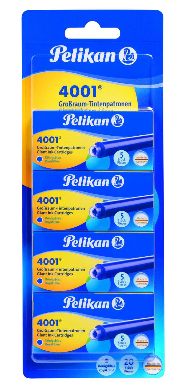 Pelikan Tintenpatronen für Füller Pelikan Großraum-Patronen 20St königsblau von Pelikan