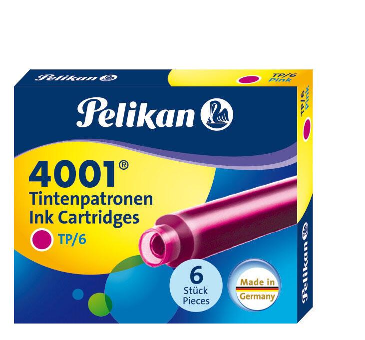 Pelikan Tintenpatronen für Füller Pelikan Tintenpatr. pink 6St pink von Pelikan