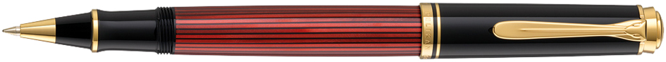 Pelikan Tintenroller , Souverän 400, , schwarz/rot von Pelikan