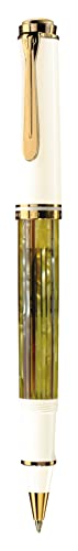 Pelikan Tintenroller Souverän 400, Schildpatt-Weiß, hochwertiger Roller im Geschenk-Etui, 934190 von Pelikan
