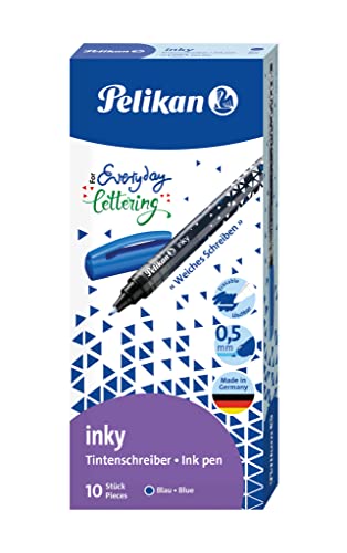 Pelikan Tintenschreiber Inky 273, blau, 10 Stück in Faltschachtel von Pelikan