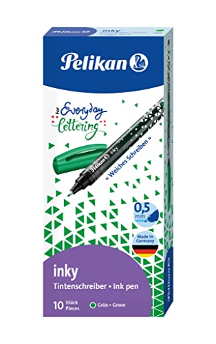 Pelikan Tintenschreiber Inky 273, grün, 10 Stück in Faltschachtel von Pelikan