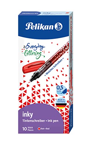 Pelikan Tintenschreiber Inky 273, rot, 10 Stück in Faltschachtel von Pelikan