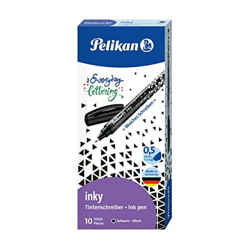 Pelikan Tintenschreiber Inky 273, schwarz, 10 Stück in Faltschachtel von Pelikan