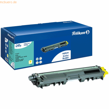 Pelikan Toner-Kit kompatibel mit Brother TN-245Y yellow Typ 1245Y von Pelikan