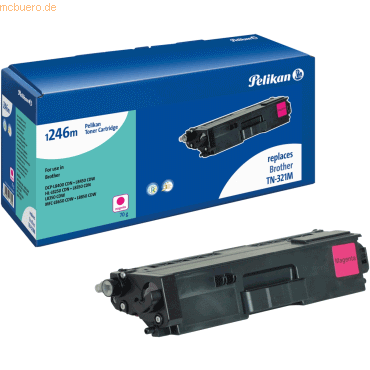 Pelikan Toner-Kit kompatibel mit Brother TN-321M magenta Typ 1246M von Pelikan
