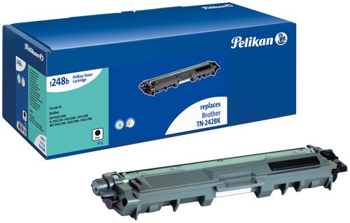 Pelikan Toner ersetzt Brother TN-242BK (passend für Drucker Brother HL 3140CW, 3170CDW; HL 3142 / -3132 / -3134) von Pelikan